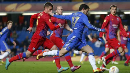 Steaua a învins Oţelul Galaţi, scor 2-0, şi s-a calificat în semifinalele Cupei României