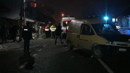 Accident în Dej, între o furgonetă şi un autoturism: Cinci persoane au fost rănite