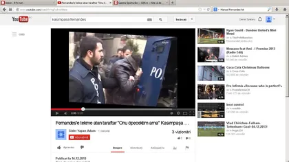 SCANDALOS! Un suporter a intrat pe teren şi i-a dat un pumn unui fotbalist de la Beşiktaş VIDEO