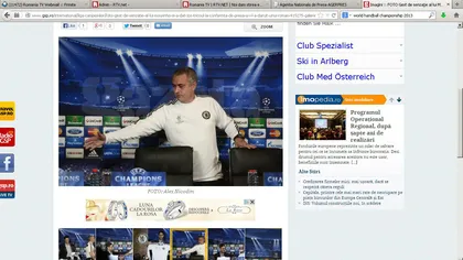 CHELSEA - STEAUA. Jose Mourinho şi-a dat jos tricoul şi i l-a oferit unui român VIDEO