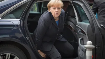 Limuzina Angelei Merkel, implicată într-un accident rutier