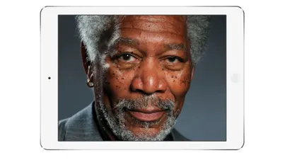 Portretul incredibil al lui Morgan Freeman, desenat cu degetul pe iPad VIDEO