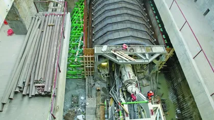 VESTE excelentă: Este gata prima intersecţie de pe Magistrala 5 de metrou, la Academia Militară - Orizont