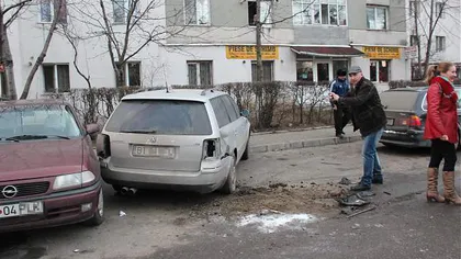 Un consilier al CJ Botoşani beat a avariat 4 maşini şi a fugit de la locul accidentului