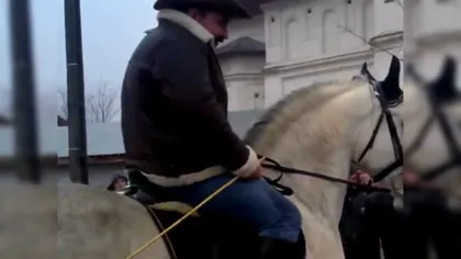 Nuţu Cămătaru, călare pe un cal alb, în vremurile bune VIDEO