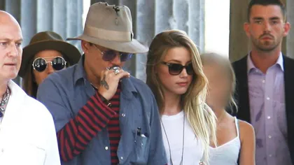 Johnny Depp ia de soţie o bisexuală: Amber Heard, surprinsă purtând pe deget un inel de logodnă