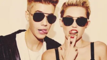 Legătura INCREDIBILĂ dintre Justin Bieber şi Miley Cyrus FOTO