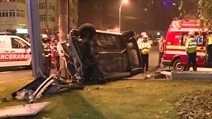 Trei accidente rutiere în Capitală, în primele ore din 2014. Patru oameni au fost răniţi