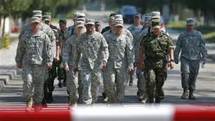 Sute de militari americani au sosit la baza de la Mihail Kogalniceanu pentru a participa la exerciţii alături de militarii români