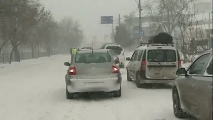 Proba practică pentru obţinerea permisului de conducere, suspendată în Capitală din cauza ninsorii