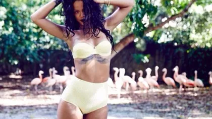 Rihanna, o frumuseţe RETRO. Cum arată vedeta într-un bikini în stilul anilor 50 FOTO
