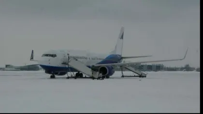 STEAUA, blocată 5 ore în aeroport, din cauza zăpezii: 