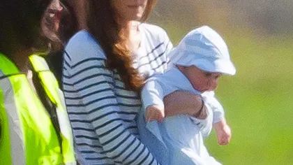 Primele imagini cu Kate Middleton şi bebeluşul ei, în public: Prinţul George a crescut FOTO