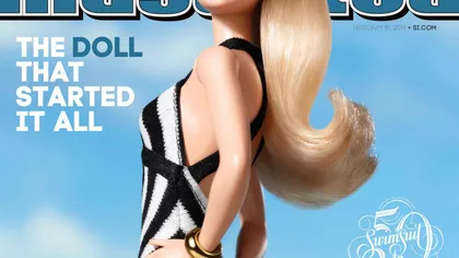 Păpuşa Barbie, alături de fotomodele celebre, în ediţia aniversară a publicaţiei Sports Illustrated