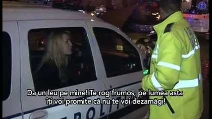 BLONDA BEATĂ care a provocat un accident grav accident în Cluj i-ar fi promis favoruri sexuale poliţistului
