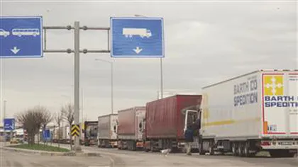Protestul şoferilor de camion blochează frontiera dintre Bulgaria şi Turcia