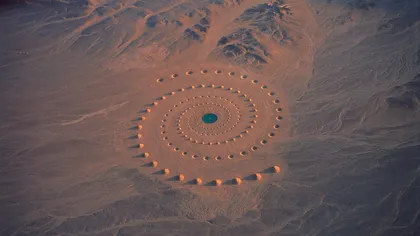 Misterioasa spirală gigantică din deşertul Sahara: Opera extratereştrilor sau un monument antic necunoscut?