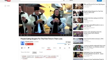 Cum reacţionează ROMÂNII când mănâncă HAMBURGER pentru PRIMA OARĂ VIDEO