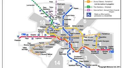 Metroul va lega Capitala de Aeroportul Otopeni. Vezi unde vor fi staţiile pe Magistrala 6