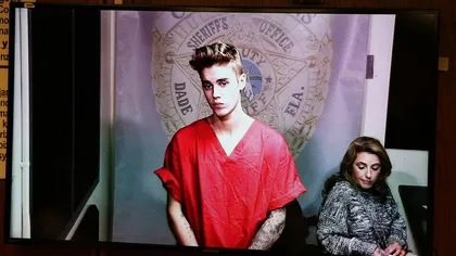 Justin Bieber, imagini CONTROVERSATE din închisoare. Vezi cum a fost filmat starul VIDEO