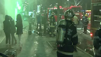 INCENDIU PUTERNIC în centrul Capitalei. Zeci de persoane au fost evacuate VIDEO