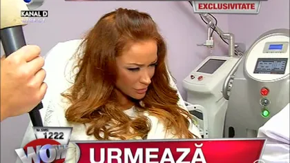 Bianca Drăguşanu, clipe de COŞMAR. Roşcata a fost supusă unui tratament pentru vânătăile de pe picioare VIDEO