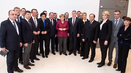 Blaga, Predoiu, Flutur, Macovei şi alţi lideri PDL s-au întâlnit cu Angela Merkel la Berlin