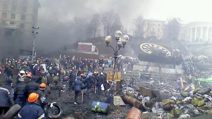 UCRAINA: Cel puţin 100 de morţi în urma violenţelor din Kiev. Poliţia foloseşte arme de foc VIDEO LIVE
