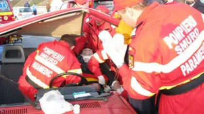 Accident grav pe centura ocolitoare a Brașovului. Patru persoane au fost grav rănite