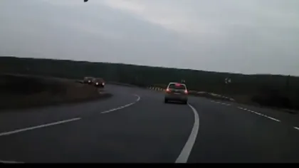 Şofer TERIBILIST pe o şosea din Cluj. Uite în ce hal merge şi cum îşi pune viaţa în pericol VIDEO