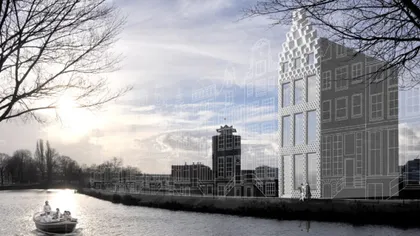 Prima casă printată 3D din lume, în Amsterdam FOTO şi VIDEO