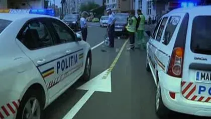 Împuşcături pe o stradă din Târgovişte. Doi tineri au fost duşi la poliţie VIDEO