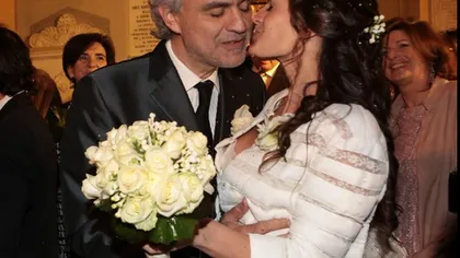 Andrea Bocelli s-a căsătorit într-o ceremonie romantică, în Toscana