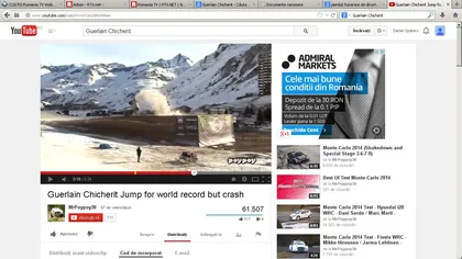 Accident TERIBIL în tentativa de a bate un record mondial VIDEO