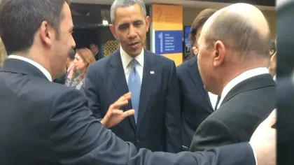 Ponta şi Băsescu se bat în pozele făcute cu Barack Obama