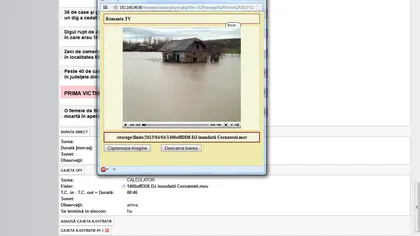 Inundaţii devastatoare în judeţul Olt. Apa este de UN METRU în unele localităţi VIDEO