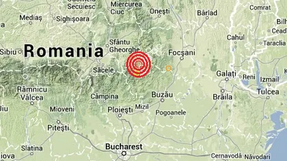 România se cutremură. Trei seisme în numai 12 ore, în Vrancea