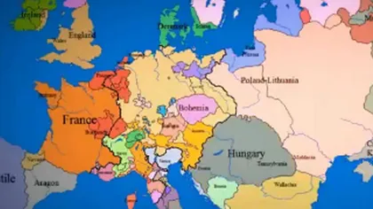 ISTORIA Europei în 3 minute. Cum s-au schimbat graniţele europene în ultimii 1000 de ani