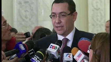 Victor Ponta: Voi susţine la şefia Senatului pe cineva ales pe listele USL. Nu am niciun acord cu PC VIDEO