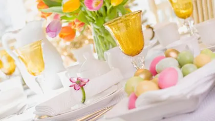 Cum să ne decorăm masa de Paşte: Cele mai frumoase idei pentru o petrecere inedită GALERIE FOTO