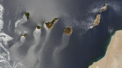 Imaginea anului la NASA: Insulele Canare văzute din spaţiu FOTO