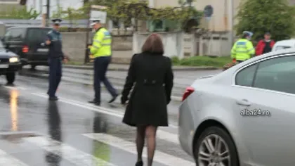 O judecătoare din Alba Iulia a spulberat un bătrân pe trecerea de pietoni