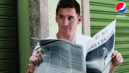 Pepsi celebreaza alături de Messi, în careu şi în afara lui. Participă şi tu! GALERIE FOTO şi VIDEO