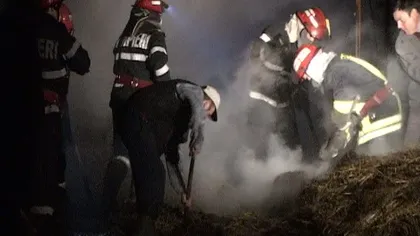 Incendiu devastator în Bistriţa Năsăud. Patru case s-au făcut scrum