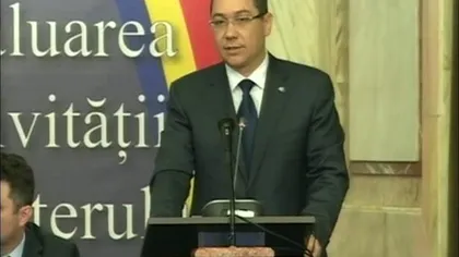 Victor Ponta: Funcţionarea CN pentru Situaţii Speciale de Urgenţă va permite salvarea mai multor vieţi