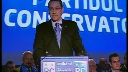 Victor Ponta: Nu candidez la prezidenţiale fără sprijinul PC. Vezi ce GAFĂ a făcut Daniel Constantin VIDEO