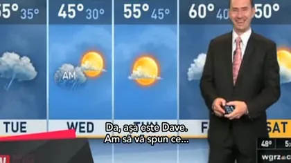 Scene amuzante la meteo: Un prezentator nu se mai poate opri din râs VIDEO