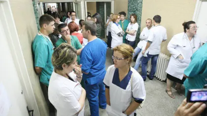 Protest la spitalul Sfântul Ioan din Capitală. Medicii acuză: Guvernul nu ne-a dat banii promişi