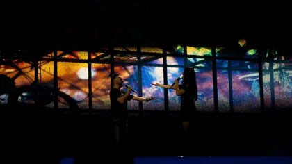 Eurovision 2014: Paula Seling şi Ovi au avut primele repetiţii la Copenhaga. Un show impresionant VIDEO