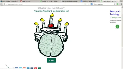 Care este vârsta creierul tău? Află după ce răspunzi la 12 întrebări simple